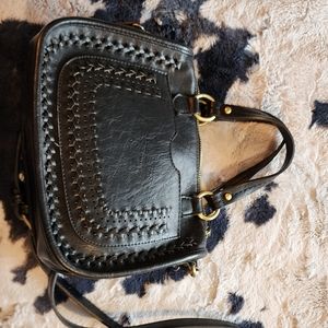 Leather crossbody bag